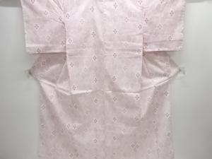 亀甲に絣柄夏着物